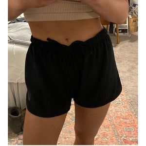 Nike Drawstring Waist Black Athletic Shorts